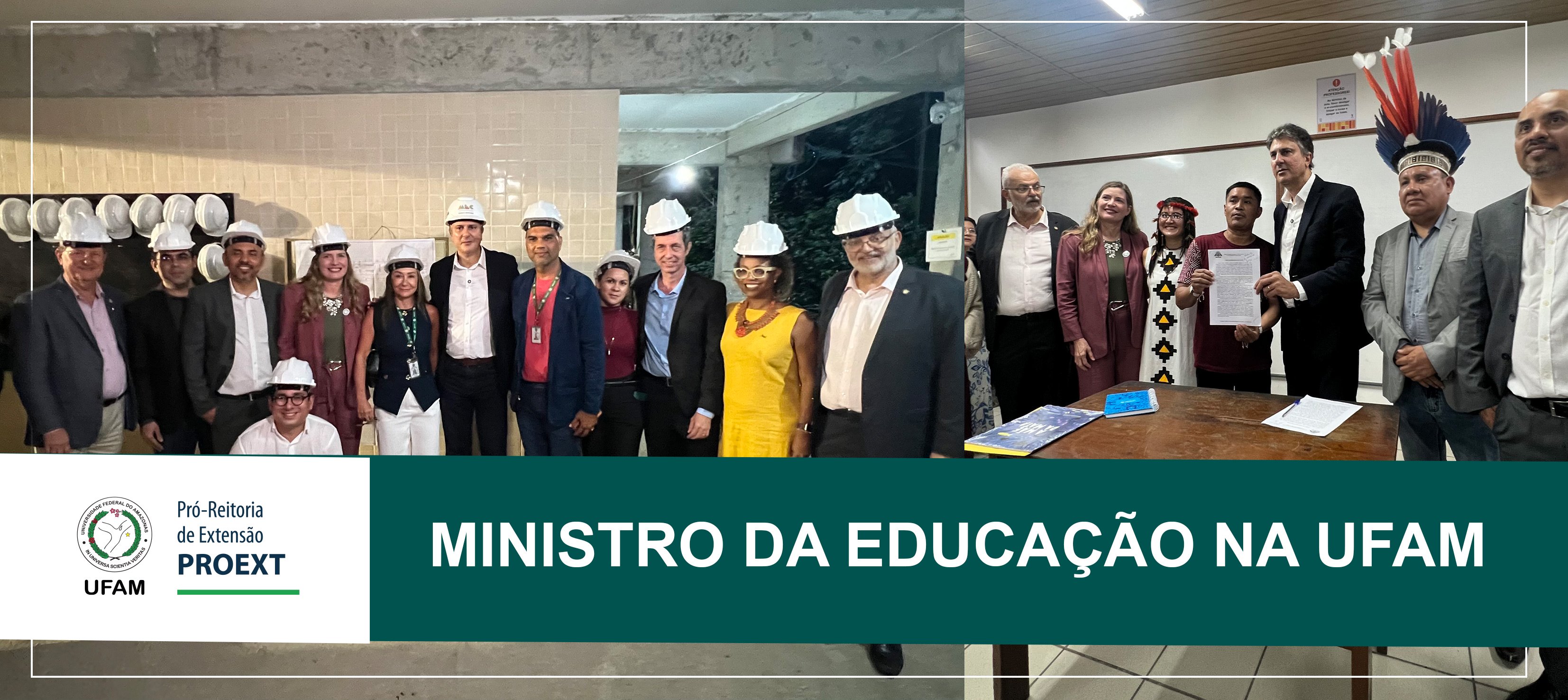 Ufam recebe o ministro da Educação para agenda institucional e anúncio de investimentos federais