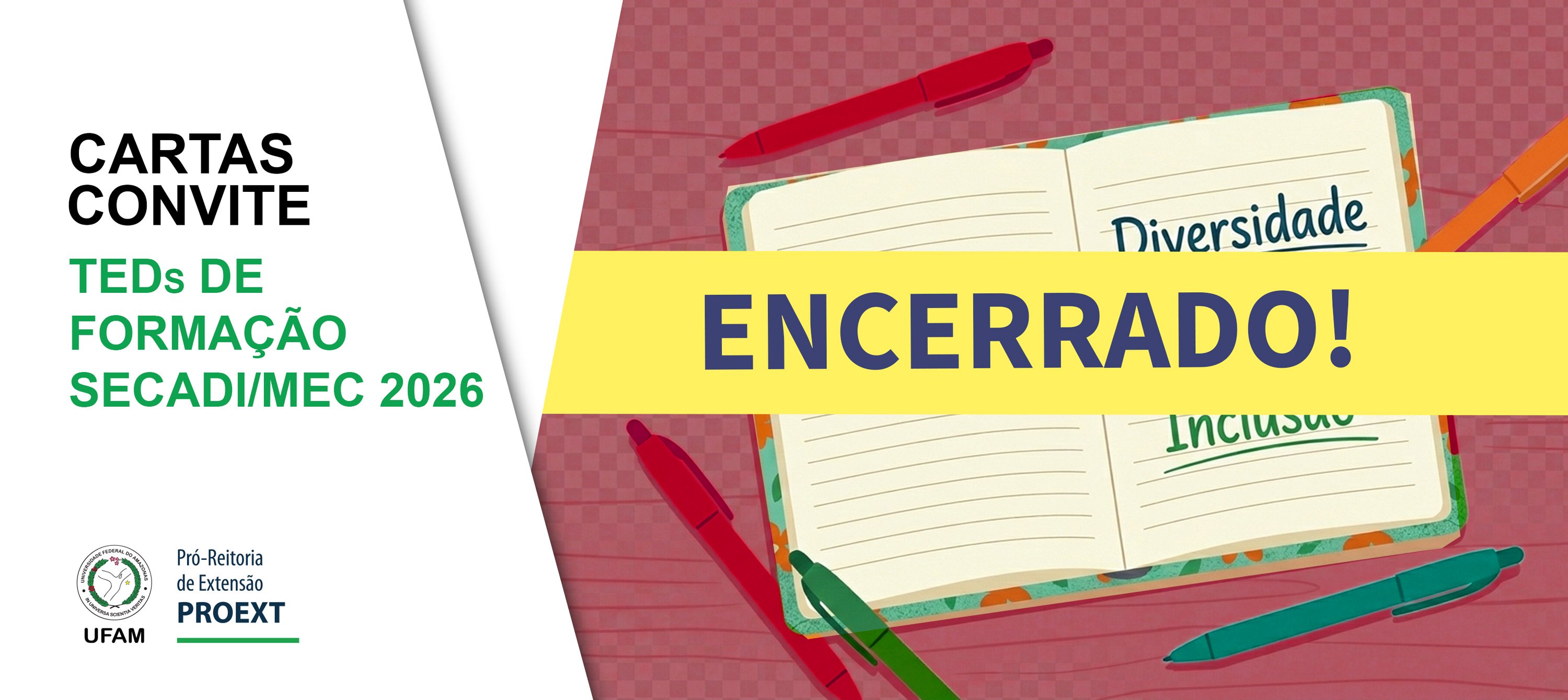 PROEXT conclui primeira etapa dos TEDs SECADI 2026 com 18 propostas e nova metodologia de gestão institucional